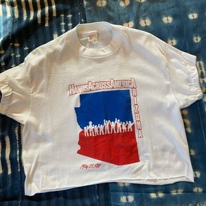 Vintage Hands Across America tee